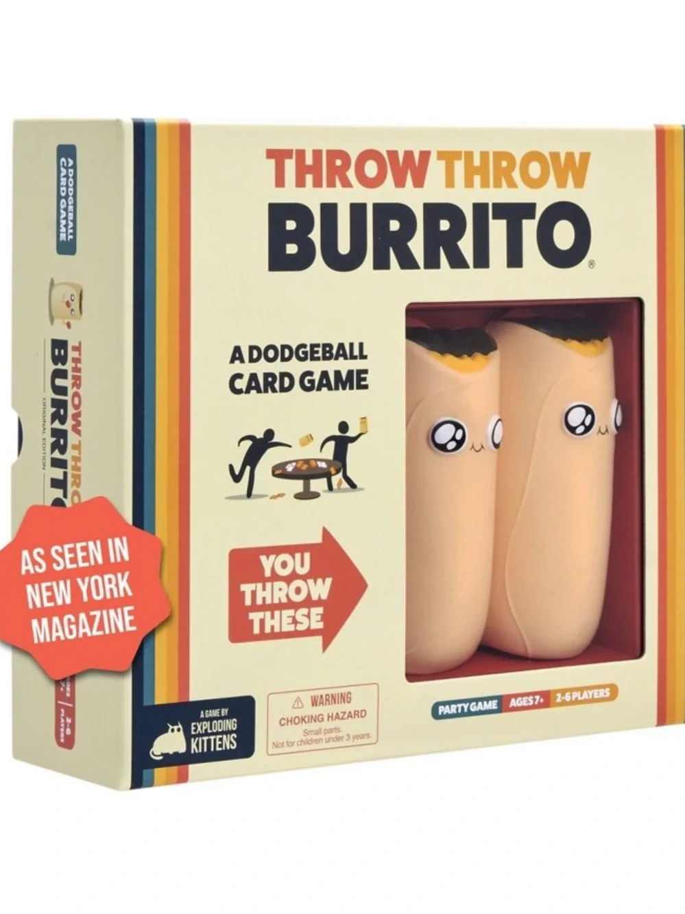 Throw Throw Burrito by Exploding Kittens - A Dodgeball Card Game